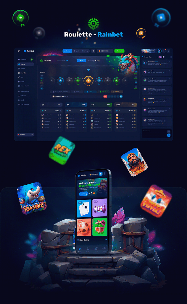 Rainbet: Cassino Bitcoin e Criptomoedas com Preços Acessíveis para Grandes Apostadores